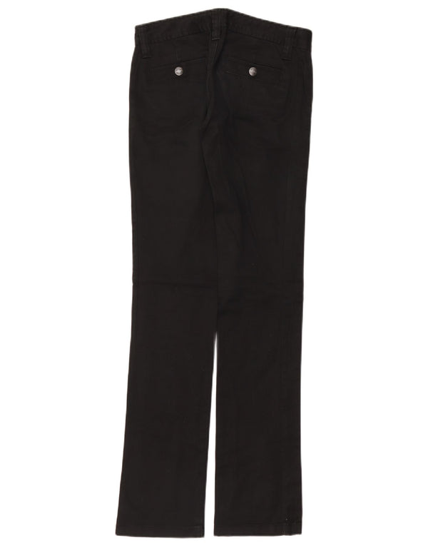 Diesel Womens Straight Chino Trousers W25 L32 Navy Blue Cotton