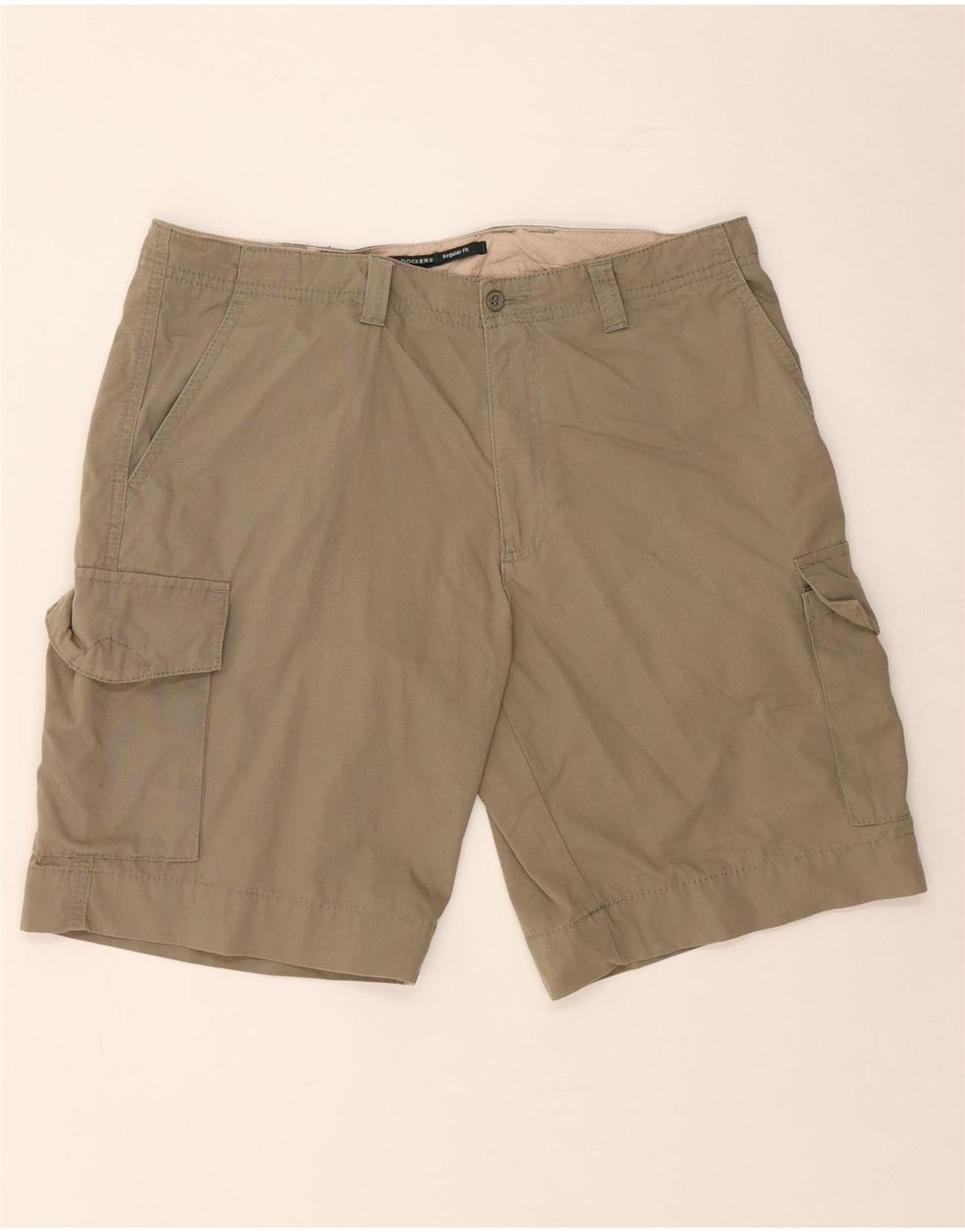 DOCKERS Herren-Cargoshorts mit normaler Passform, W38, XL, Khaki