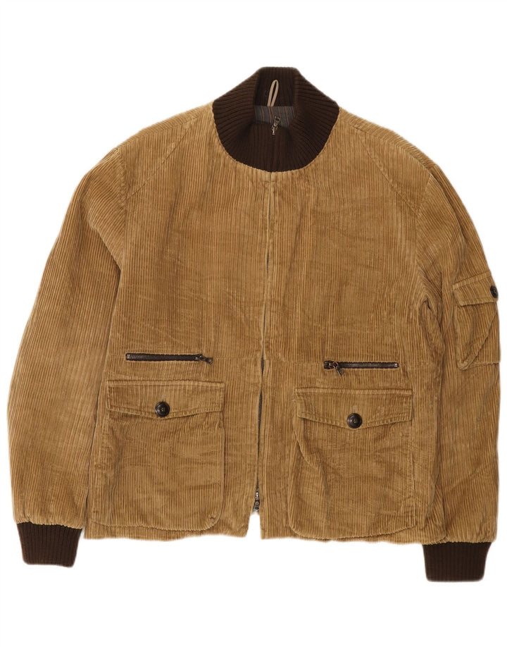 Grifoni Herren Cordjacke IT 50 Large Beige