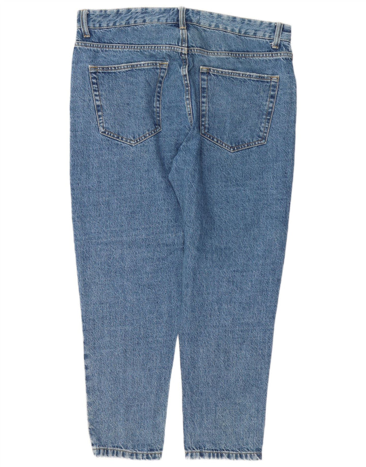 Zara Herren Tapered Jeans EU 44 Large W34 L27 Blau