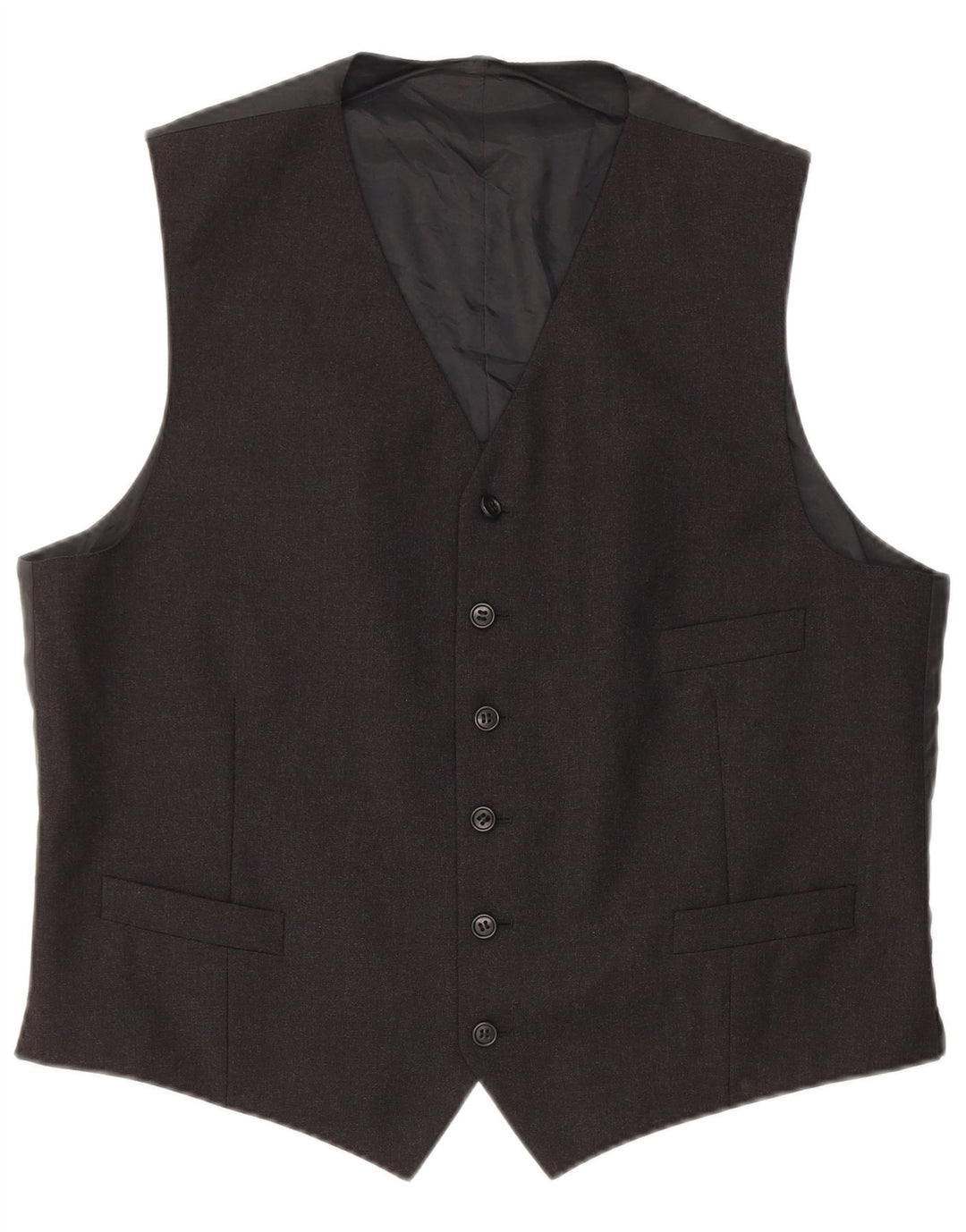 Vintage Herren Weste Medium Schwarz