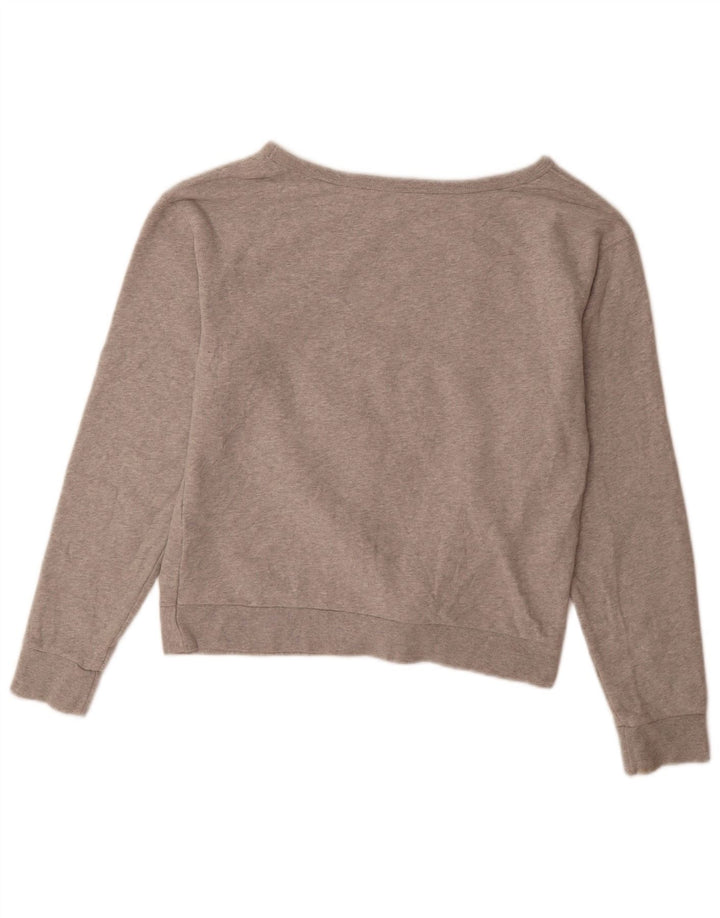 All Saints Damen-Sweatshirt in Übergröße, Gr. 10, Größe S, Grau, Baumwolle