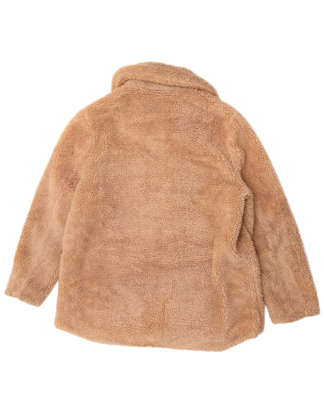 Marks & Spencer Teddybär-Fleecejacke für Damen, UK 14, Größe L, Beige, Polyester