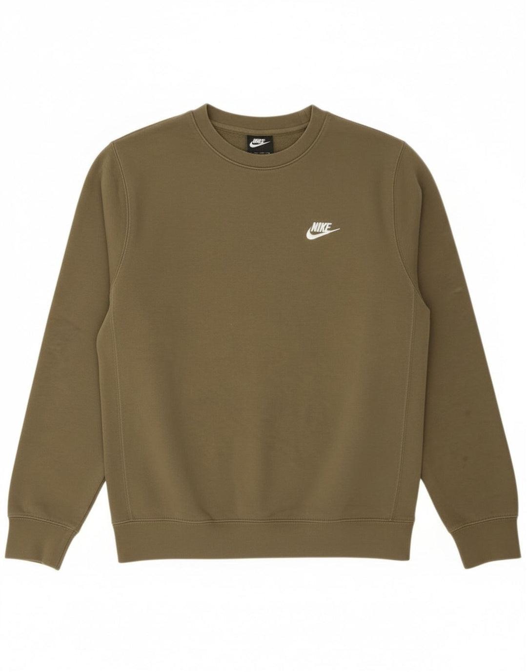 Nike Herren Sweatshirt Pullover XS Khaki Baumwolle