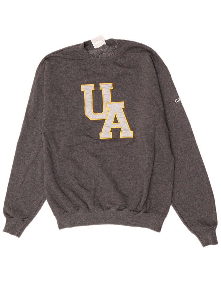 Champion Herren-Sweatshirt mit Grafik, mittelgraue Baumwolle
