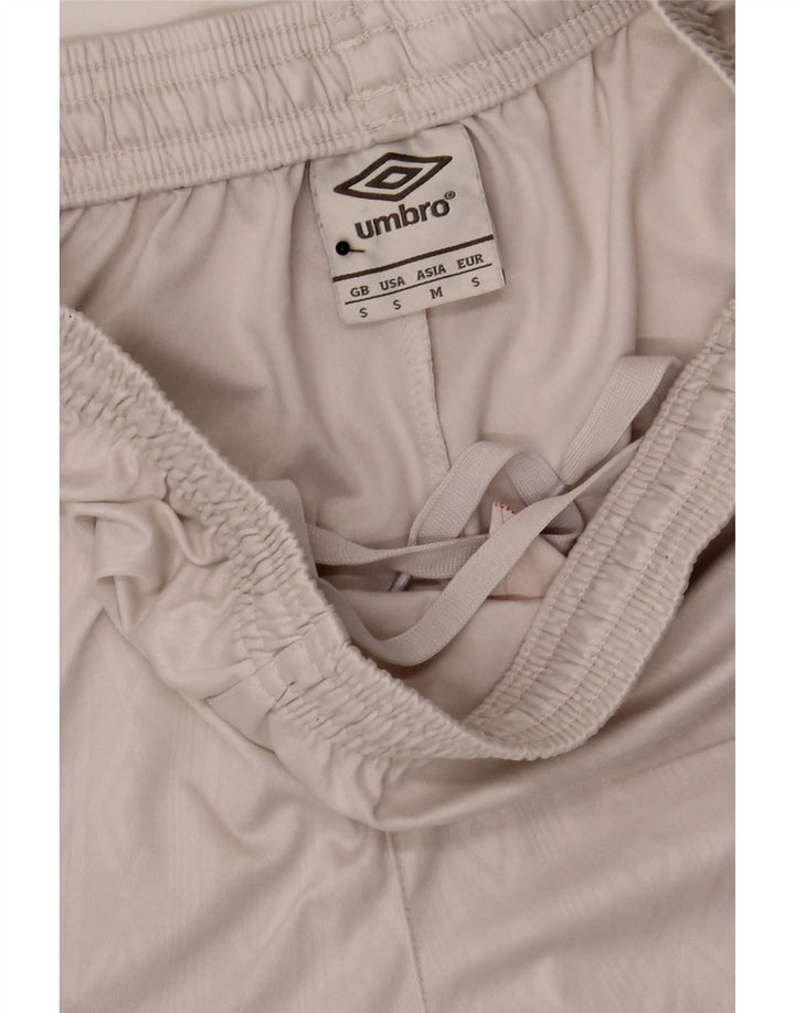 Umbro Herren Sportshorts Small Weiß Polyester