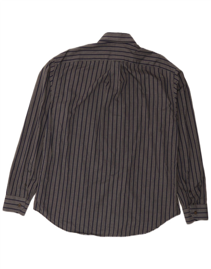 Harmont & Blaine Herrenhemd 2XL grau gestreift aus Baumwolle