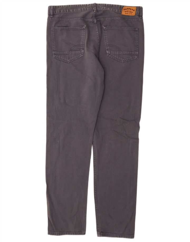 Fat Face Herren Tapered Jeans W34 L32 Graue Baumwolle