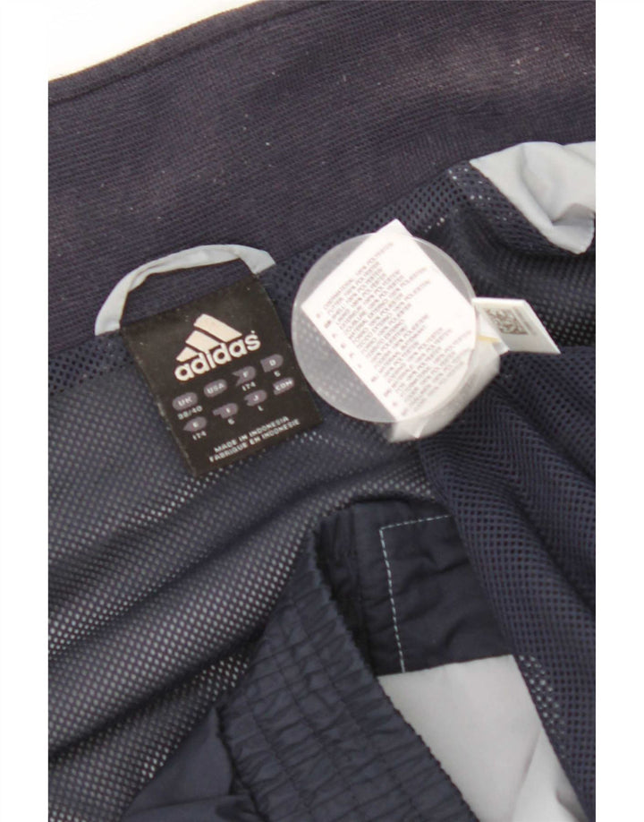 Adidas Herren-Trainingsanzug-Top-Jacke, UK 38/40, mittleres Marineblau, Farbblock