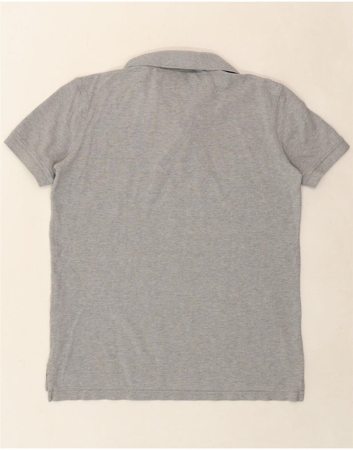TOMMY HILFIGER Mens Polo Shirt Large Grey Cotton Vintage Tommy Hilfiger and Second-Hand Tommy Hilfiger from Messina Hembry 