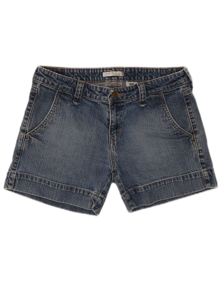 LEVI'S Damen 545 Jeansshorts US 10 Large W32 Blaue Baumwolle