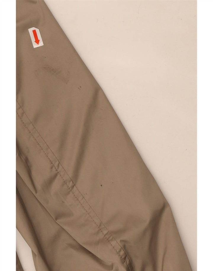 Geox Respira Damen Kapuzenparkajacke UK 10 Small Beige Polyester