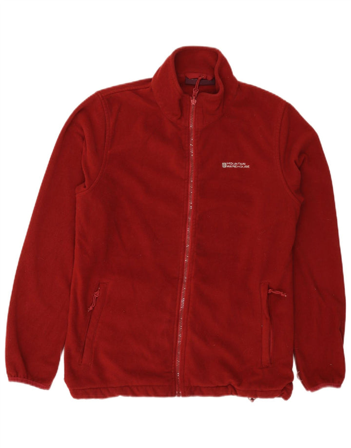 Mountain Warehouse Fleecejacke für Damen, UK 14, Größe L, Burgunderrot, Polyester
