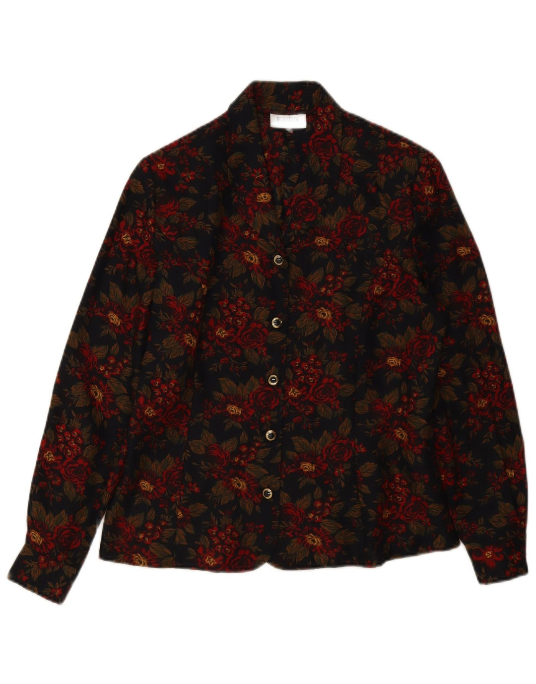 EASTEX Womens Shirt Blouse UK 12 Medium  Multicoloured Floral Polyester
