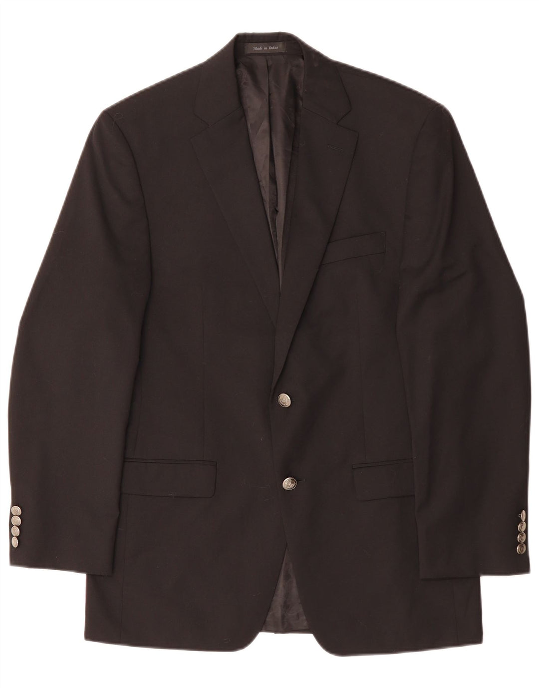 CHAPS Herren-Blazer mit 2 Knöpfen, UK 38, mittelschwarz