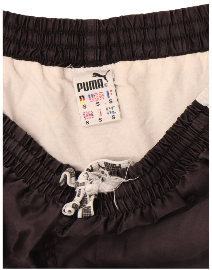 Puma Herren Graphic Sport Shorts Small Schwarz Colourblock Nylon