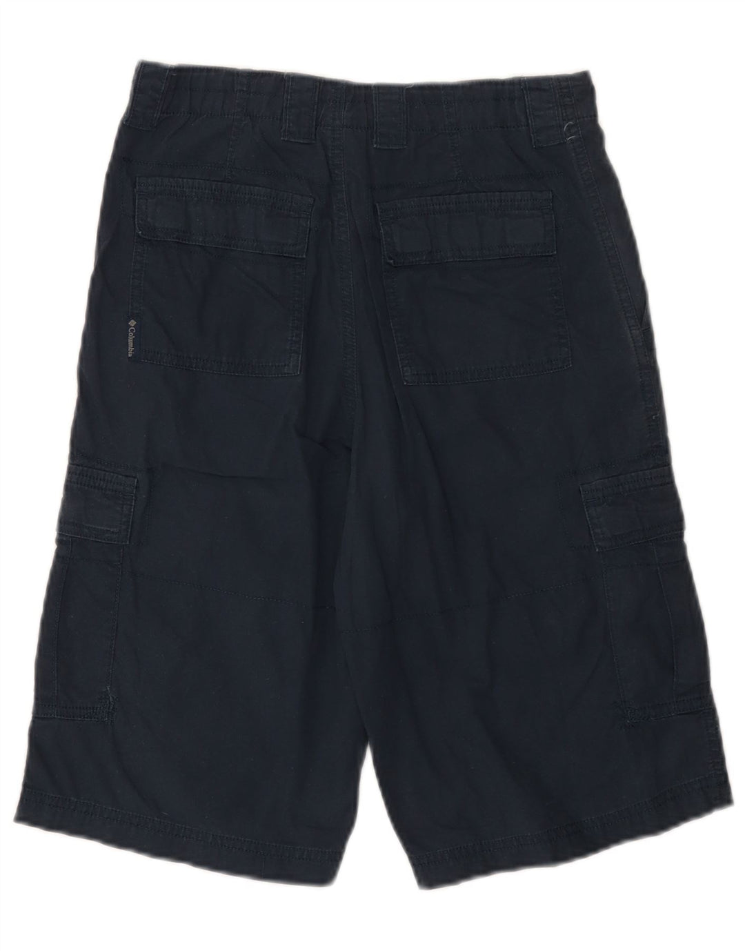 COLUMBIA Cargo-Shorts für Jungen, 15–16 Jahre, W26, marineblaue Baumwolle