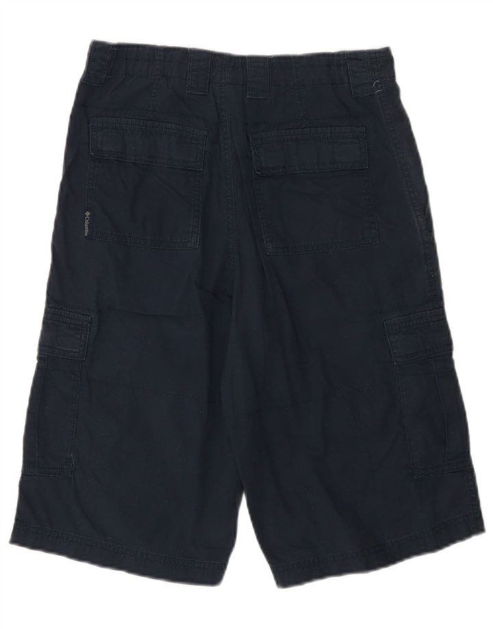 COLUMBIA Cargo-Shorts für Jungen, 15–16 Jahre, W26, marineblaue Baumwolle