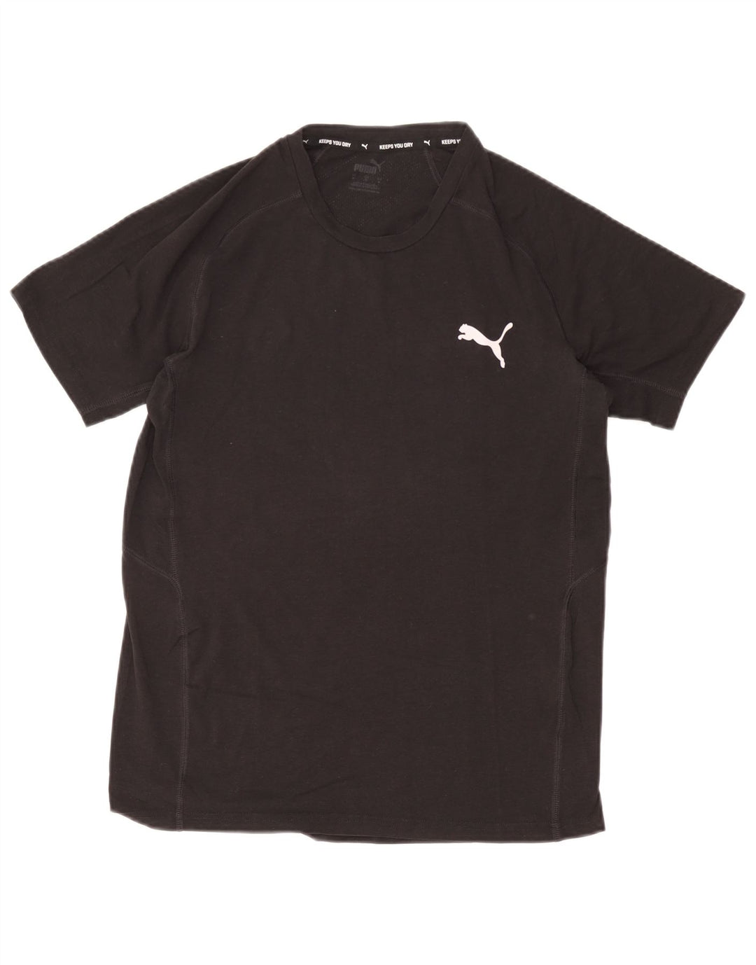 Puma Herren T-Shirt Top Medium Schwarz Baumwolle
