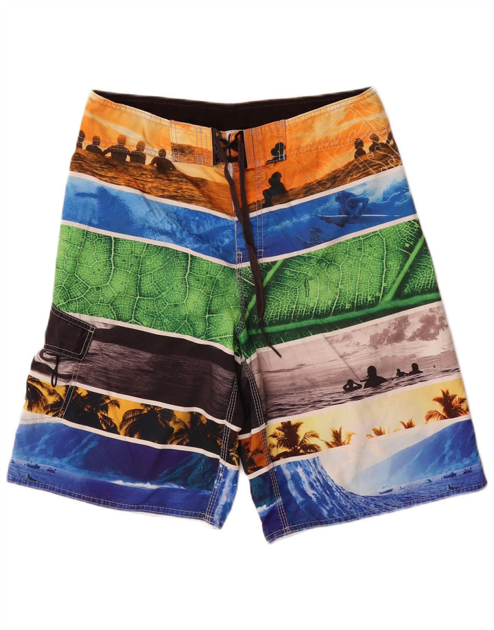 Billabong Herren-Badeshorts mit Grafik, mittelgroß, mehrfarbig gestreift