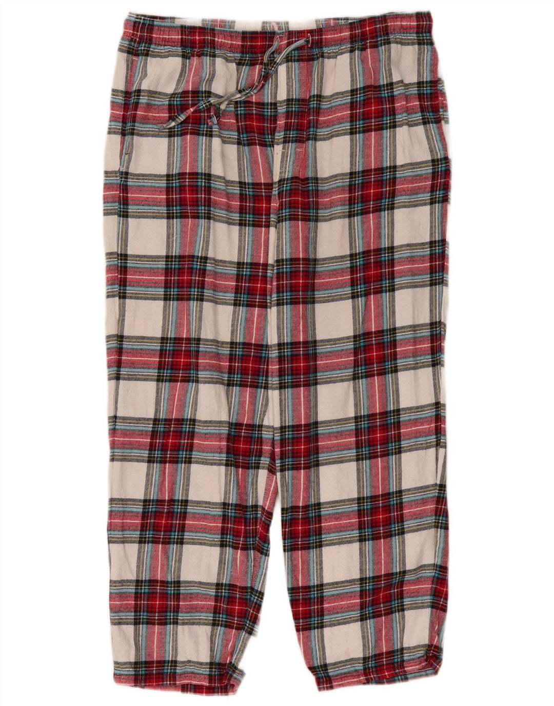 Marks & Spencer Damen-Chinohose, Größe L, W34, L26, mehrfarbig kariert