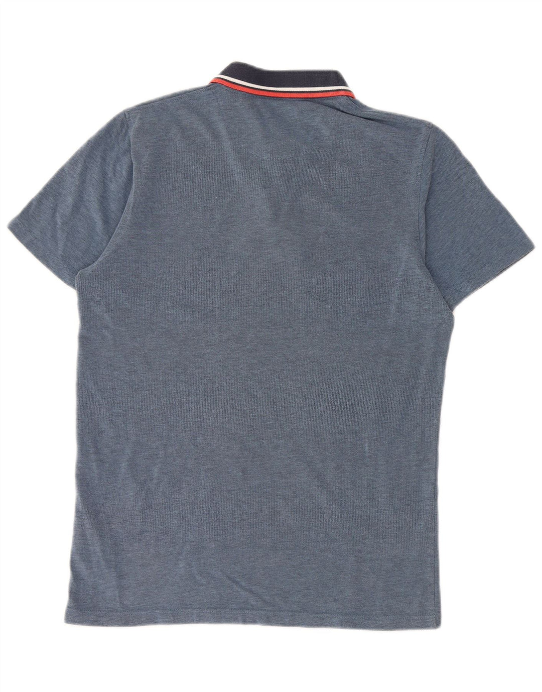 Jack & Jones Herren-Poloshirt aus mittelblauer Colourblock-Baumwolle