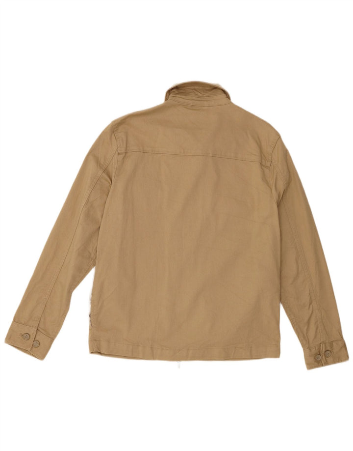 ZARA Herren Bomberjacke UK 38 Mittelbeige Baumwolle