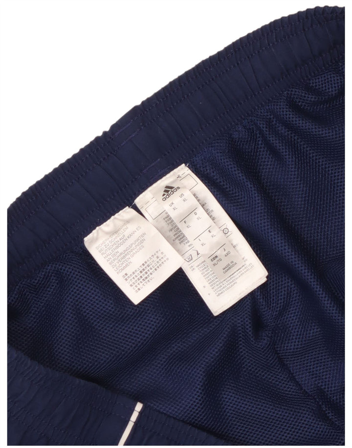 Adidas Herren-Trainingshose XL, Marineblau, Polyester