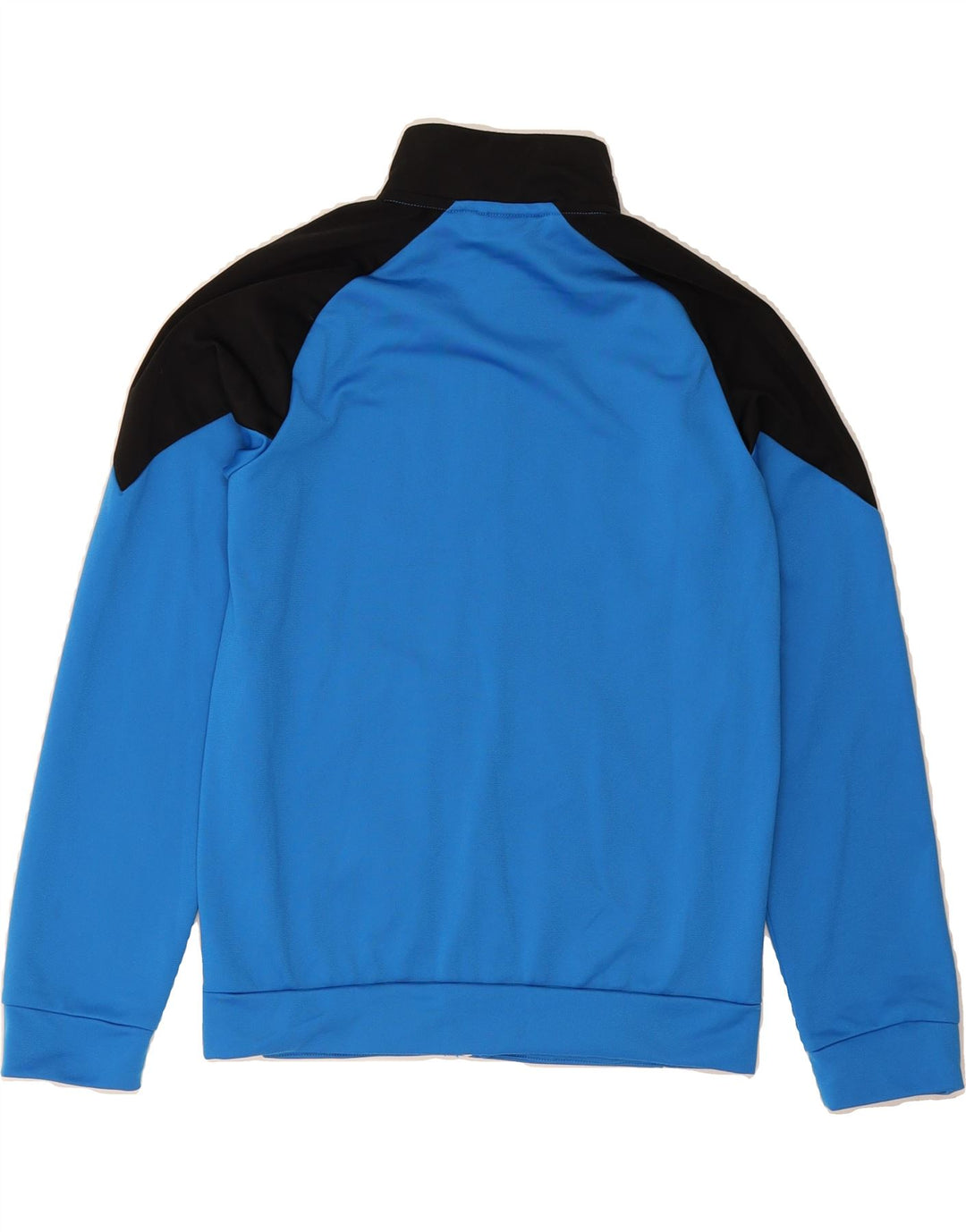 PUMA Boys Graphic Tracksuit Top Jacket 11-12 Years Blue Colourblock Vintage Puma and Second-Hand Puma from Messina Hembry 