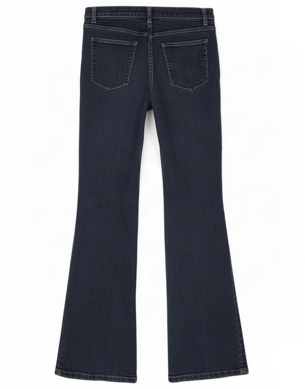 Marks & Spencer Damen Per Una Bootcut Jeans UK 12 Medium W30 L32 Marineblau