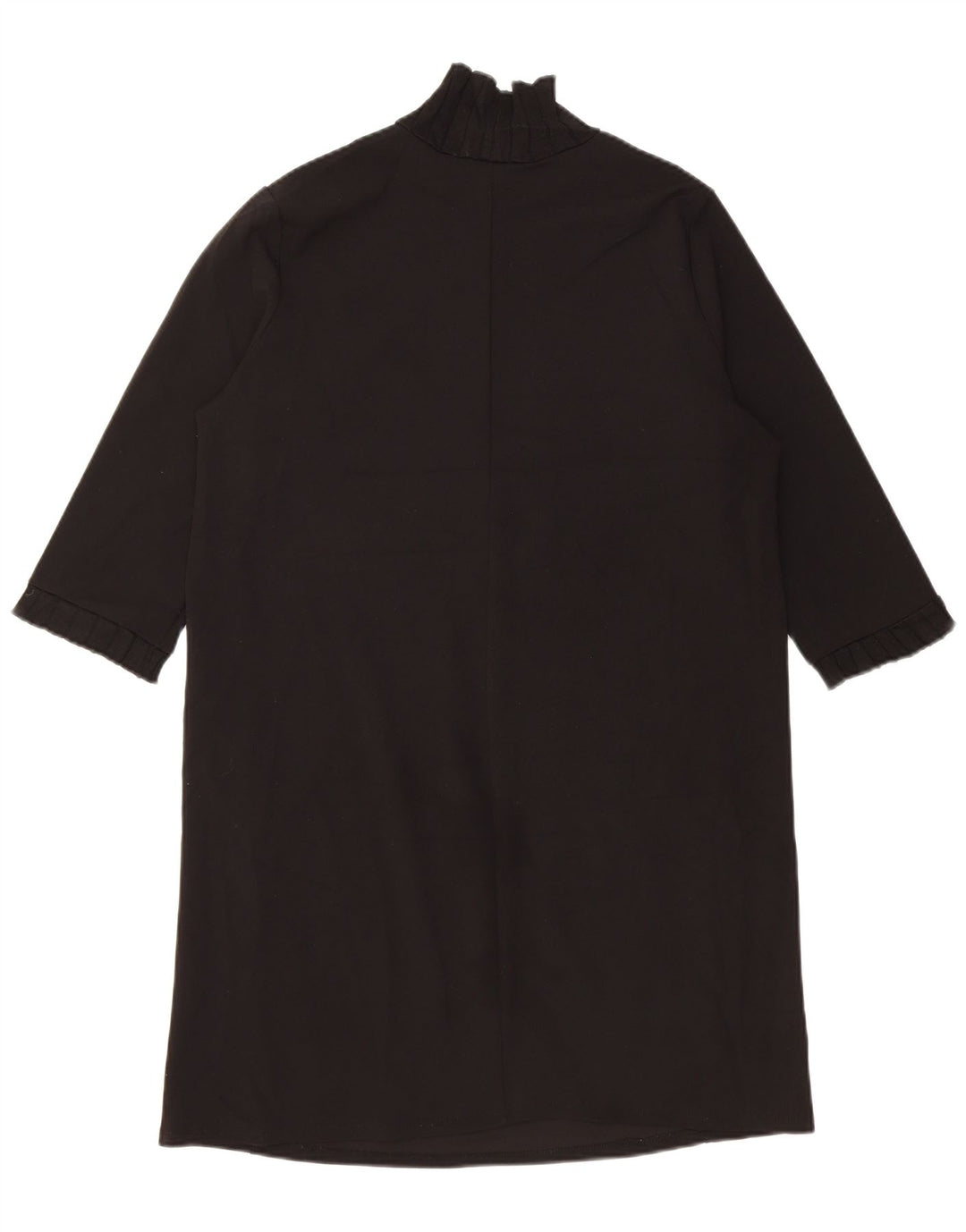 Zara Damen Etuikleid mit 3/4-Ärmeln, UK 14, Mittelschwarz