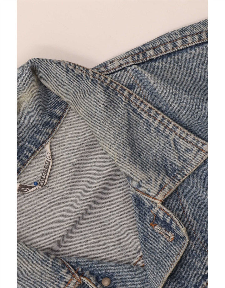 Wampum Damen Jeansjacke UK 16 Large Blau