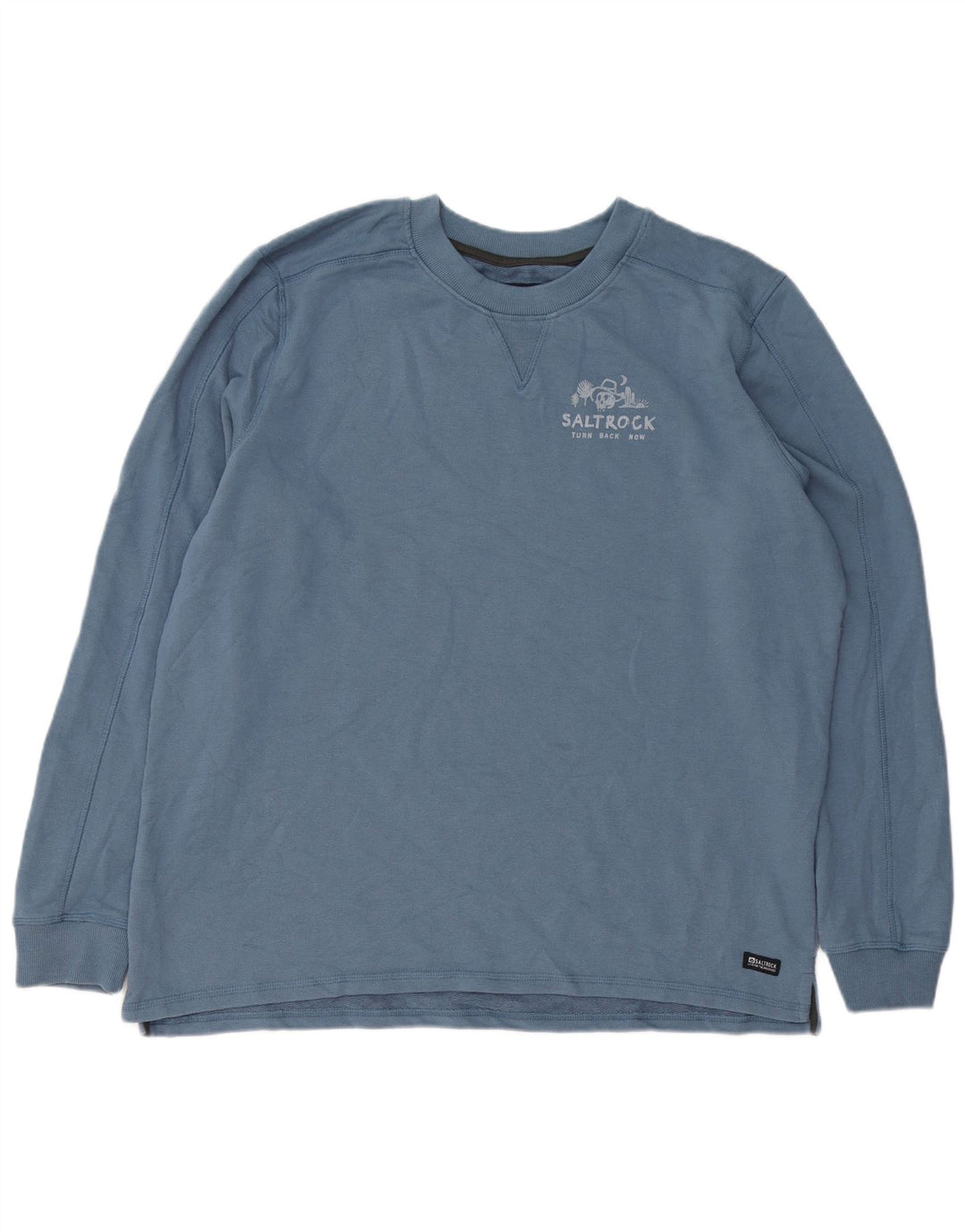 Saltrock Herren-Sweatshirt mit Grafik, 2XL, blaue Baumwolle