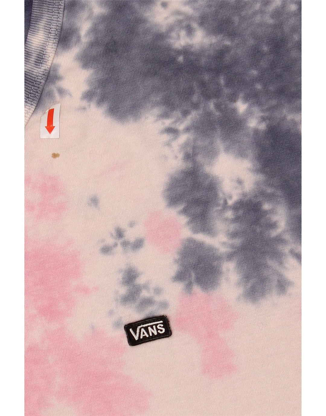 VANS Herren T-Shirt Top XL Pink Tie Dye Baumwolle