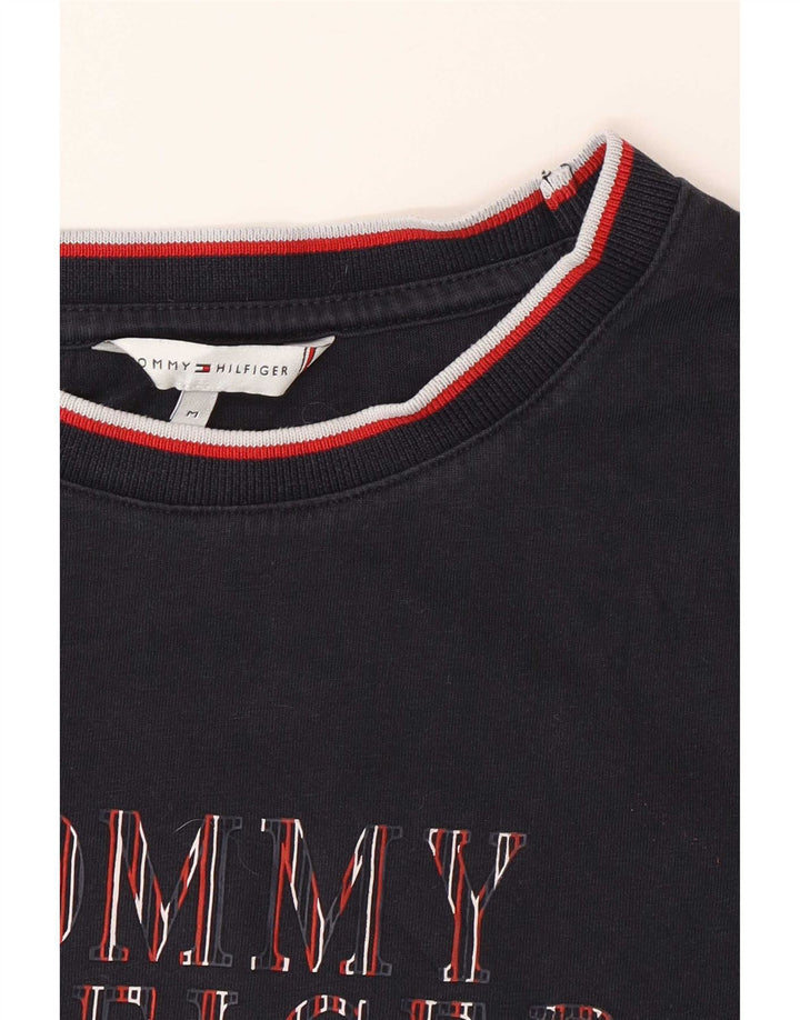 Tommy Hilfiger Herren-T-Shirt mit Grafik, mittelgroß, Marineblau