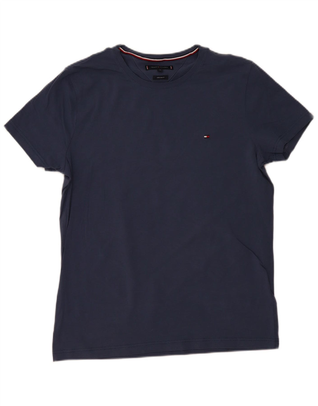 TOMMY HILFIGER Herren Extra Slim T-Shirt Top XL Marineblau Baumwolle