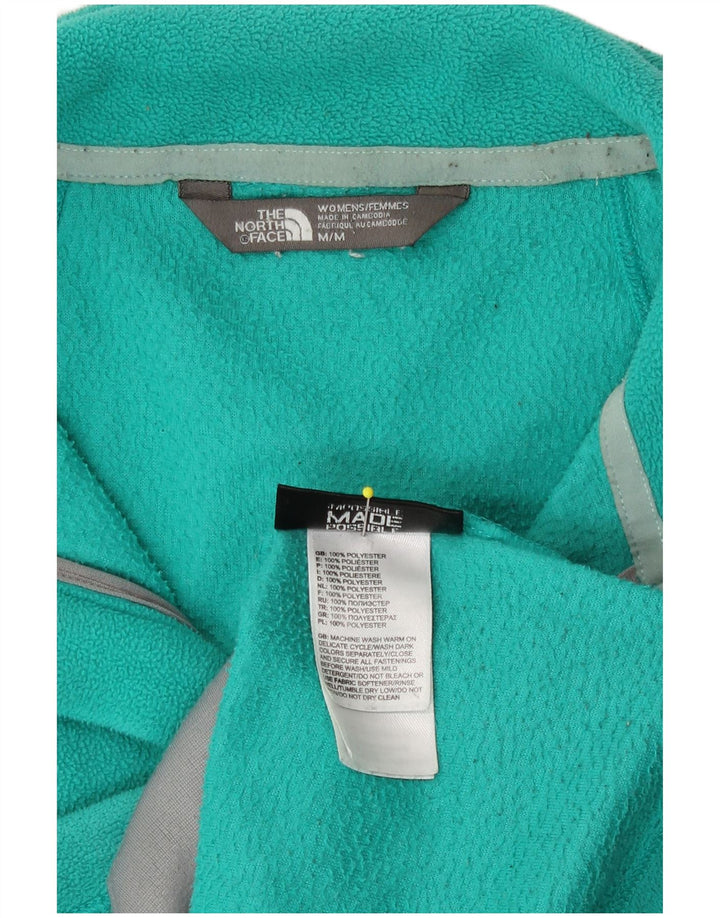 The North Face Damen Liner Fleecejacke UK 14 Medium Türkis Polyester
