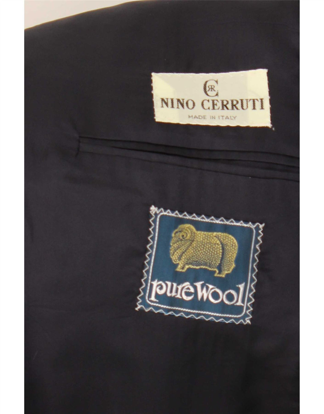 Nino Cerruti Herren 2-Knopf-Blazerjacke IT 54 2XL grün karierte Wolle