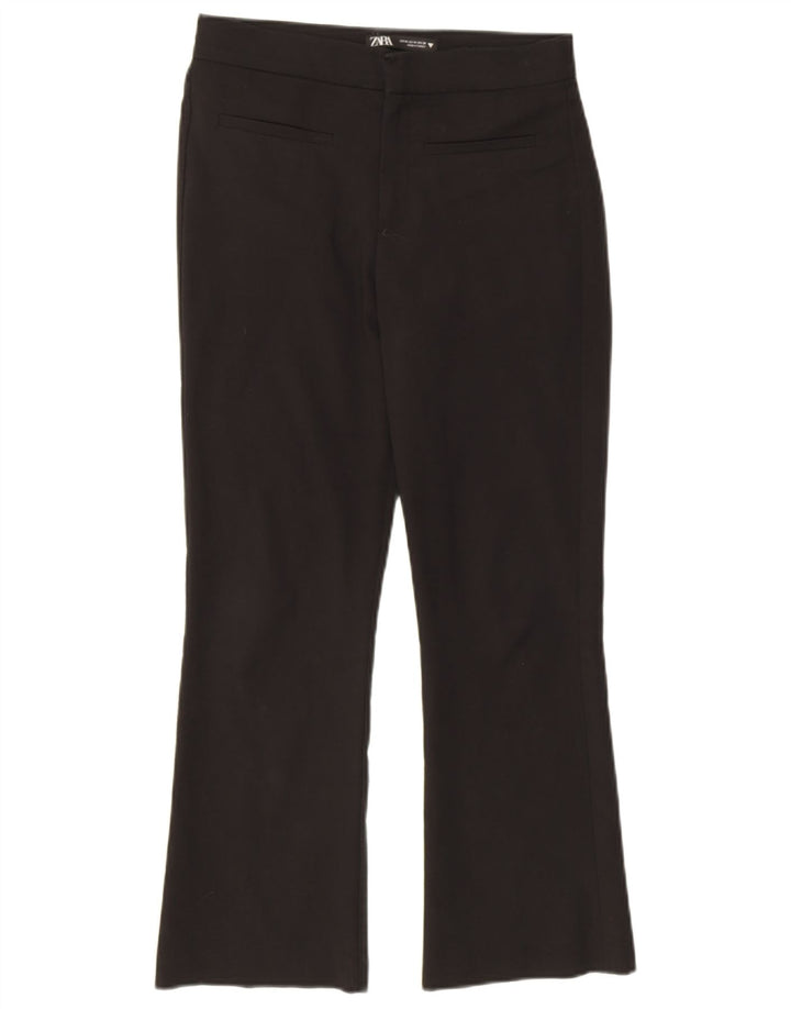 Zara Damen Bootcut Freizeithose Medium W28 L26 Schwarz