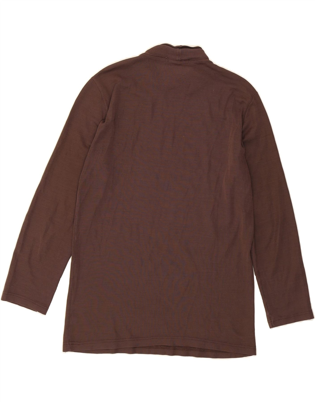VINTAGE Womens Top Long Sleeve UK 14 Large Brown Vintage Vintage and Second-Hand Vintage from Messina Hembry 