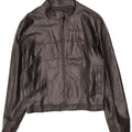 Imperial Herren Leder Bomberjacke UK 40 Large Schwarz