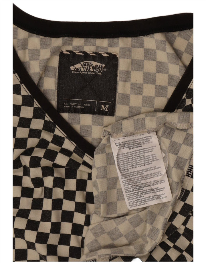 Vans Herren-Trägershirt aus mittelschwarzer, geometrischer Baumwolle