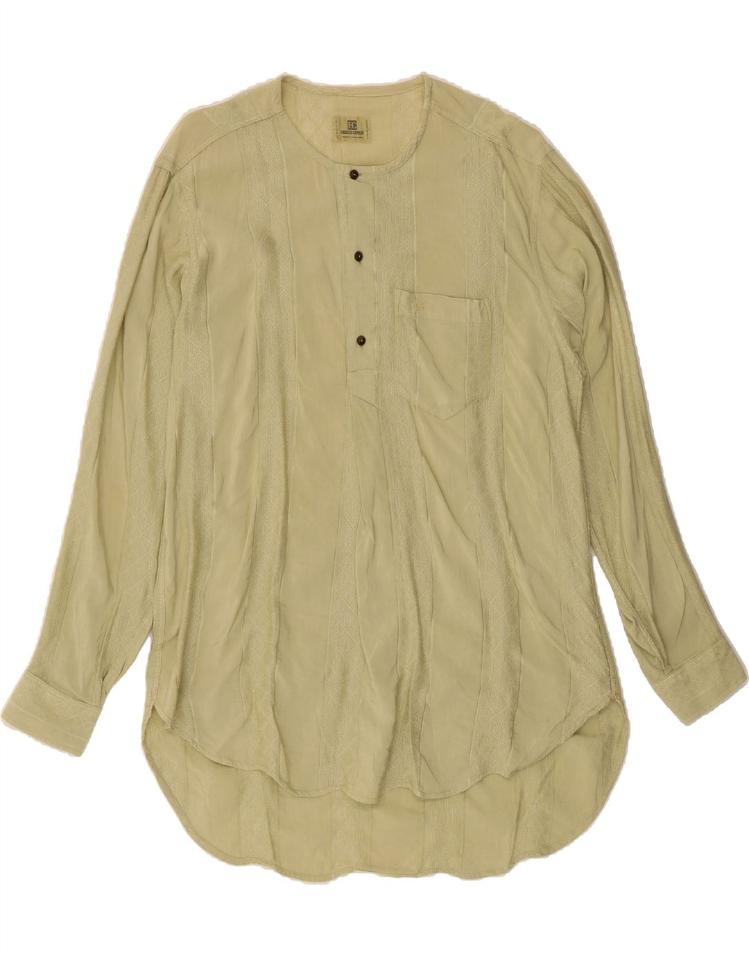 ENRICO COVERI Womens Pullover Shirt IT 44 Medium Beige Striped Vintage Enrico Coveri and Second-Hand Enrico Coveri from Messina Hembry 