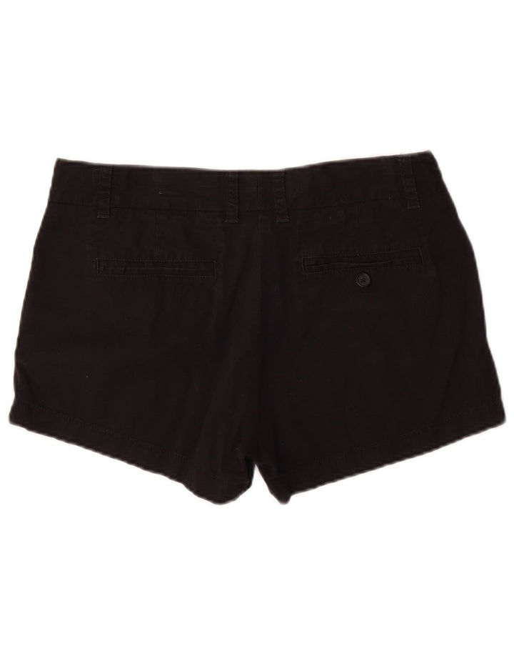 J. Crew Damen Broken In Chino Shorts US 6 Medium W32 Schwarze Baumwolle