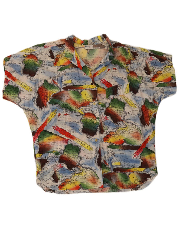 Hammerle Womens Abstract Pattern Shirt IT 46 Large Mehrfarbig