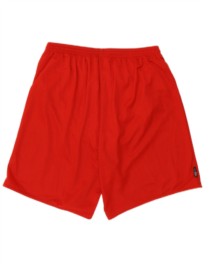 ADIDAS Mens Climalite Sport Shorts 2XL Red Polyester