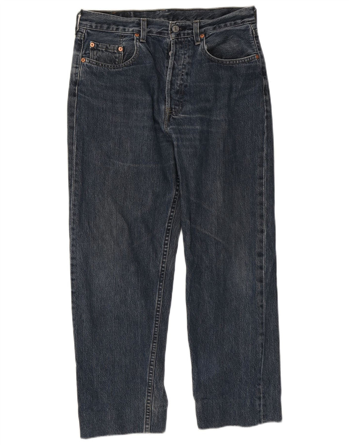 Levi's Herren Straight Jeans W32 L26 Blaue Baumwolle
