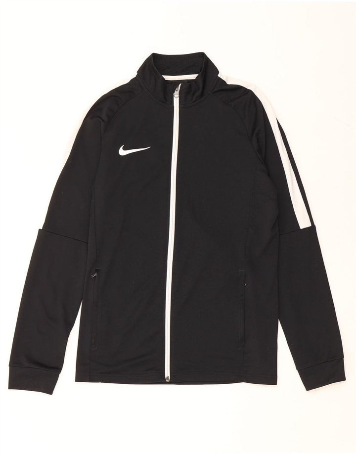 NIKE Herren-Trainingsanzug-Top-Jacke, Mittelschwarzes Farbblock-Polyester
