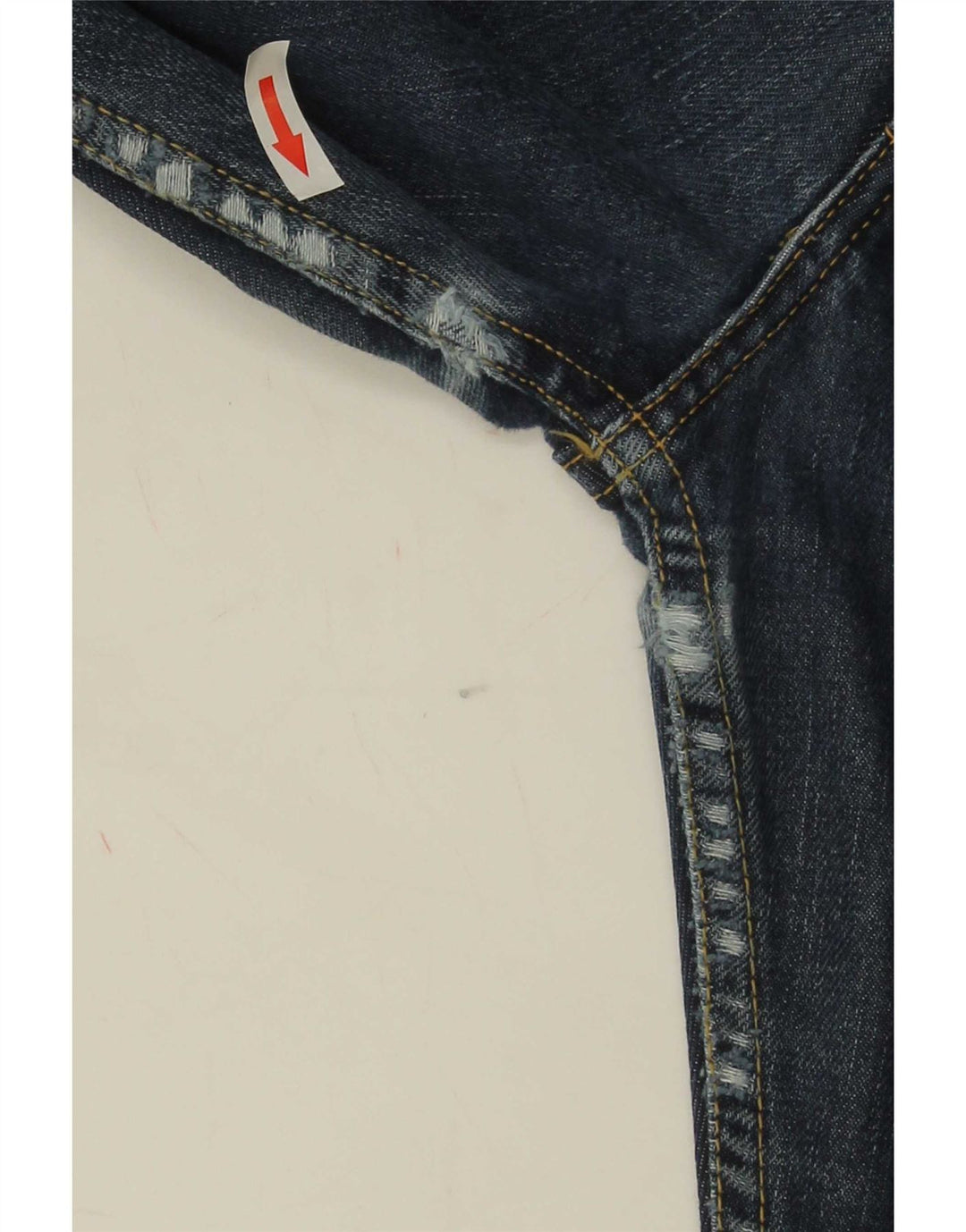Lee Herren Straight Jeans W30 L29 Marineblaue Baumwolle