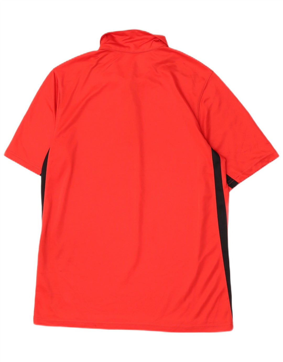 Nike Herren Dri Fit Poloshirt Mittelrotes Colourblock-Polyester